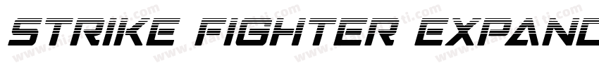 Strike Fighter Expanded Italic字体转换